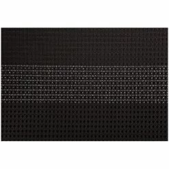Maxwell and Williams Table Accents Woven Lurex Placemat 45x30cm Black