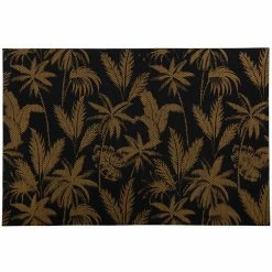 Maxwell and Williams Table Accents Jungle Placemat 45x30cm Black & Gold