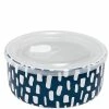 Ladelle Abode Ink Blue Dashes 16cm Microwave Food Bowl
