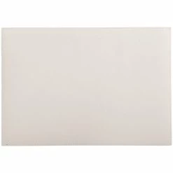 Maxwell and Williams Table Accents Leather Look Cowhide Placemat 43x30cm Ivory