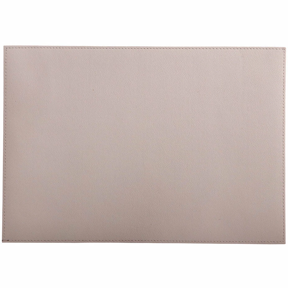Maxwell and Williams Table Accents Leather Look Cowhide Placemat 43x30cm Salt