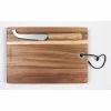 Peer Sorensen Rectangle Cheese Board with Knife Acacia