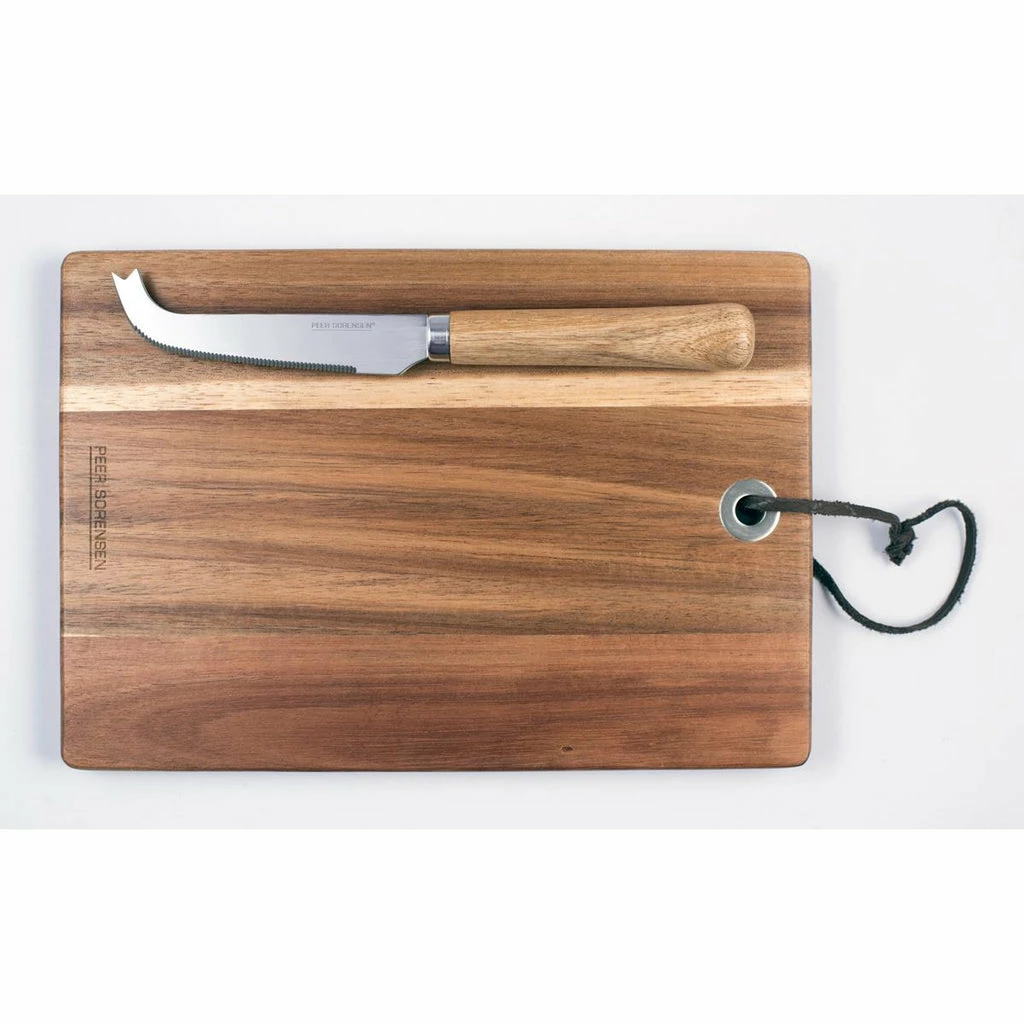 Peer Sorensen Rectangle Cheese Board with Knife Acacia