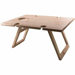 Peer Sorensen Folding Wine / Picnic Table Rubberwood