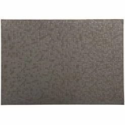 Maxwell and Williams Table Accents Leather Look Mosaic Placemat 43x30cm Taupe
