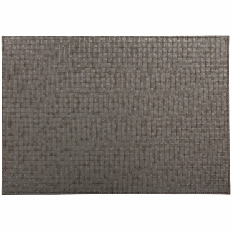 Maxwell and Williams Table Accents Leather Look Mosaic Placemat 43x30cm Taupe