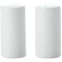 Maxwell and Williams White Basics Cylindrical Salt And Pepper