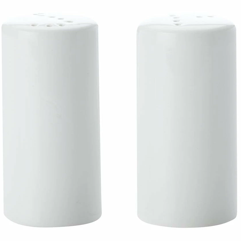 Maxwell and Williams White Basics Cylindrical Salt And Pepper