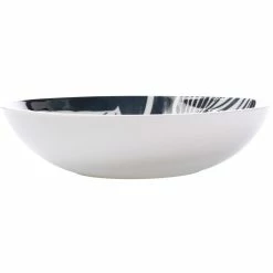 Maxwell and Williams Panama Coupe Bowl 20cm Grey And White