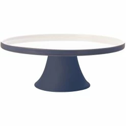 Maxwell and Williams Mezze Cake Stand 30cm Denim Gift Boxed - 30cm / Denim