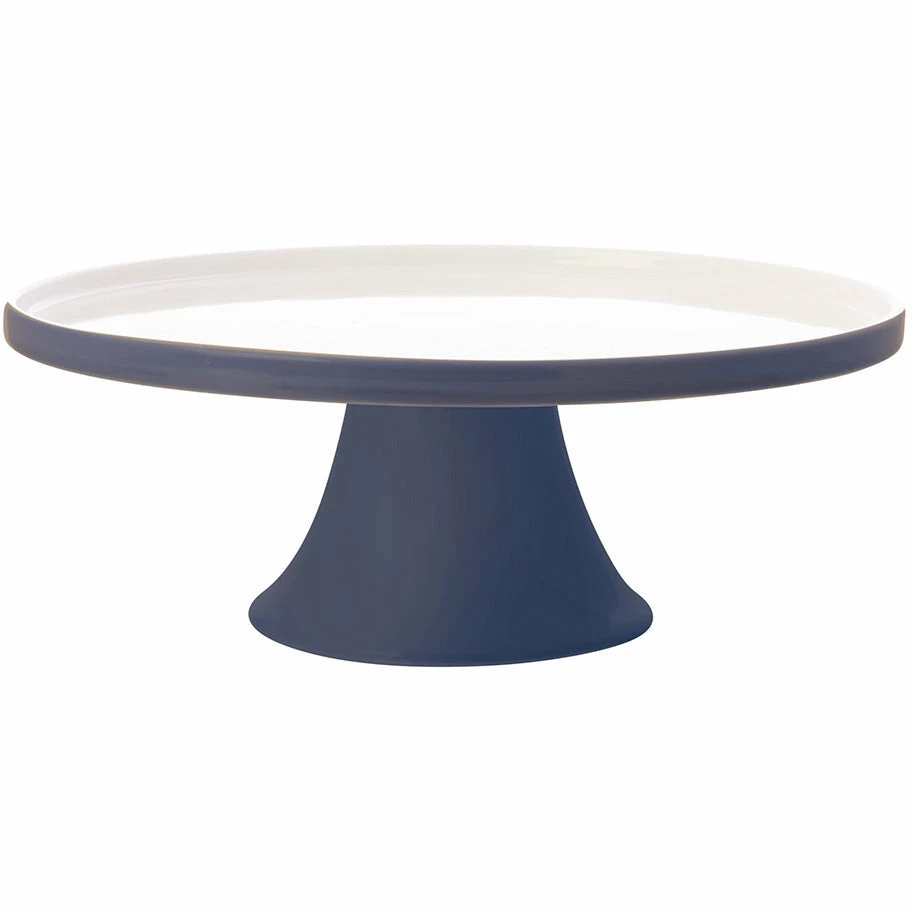Maxwell and Williams Mezze Cake Stand 30cm Denim Gift Boxed - 30cm / Denim