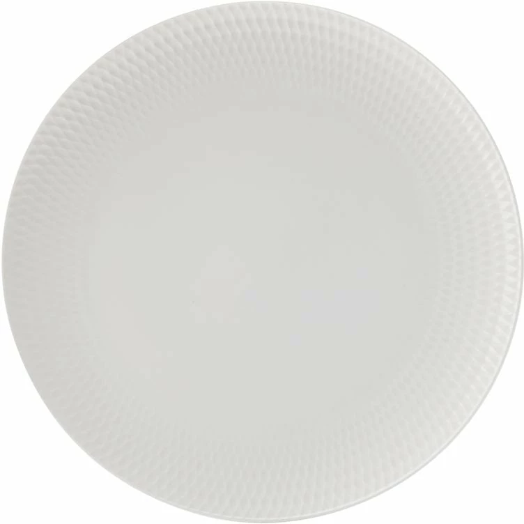 Maxwell and Williams White Basics Diamonds Dinner Plate 27cm