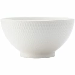 Maxwell and Williams White Basics Diamonds Rice Bowl 12.5cm