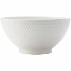Maxwell and Williams White Basics Diamonds Noodle Bowl 18cm