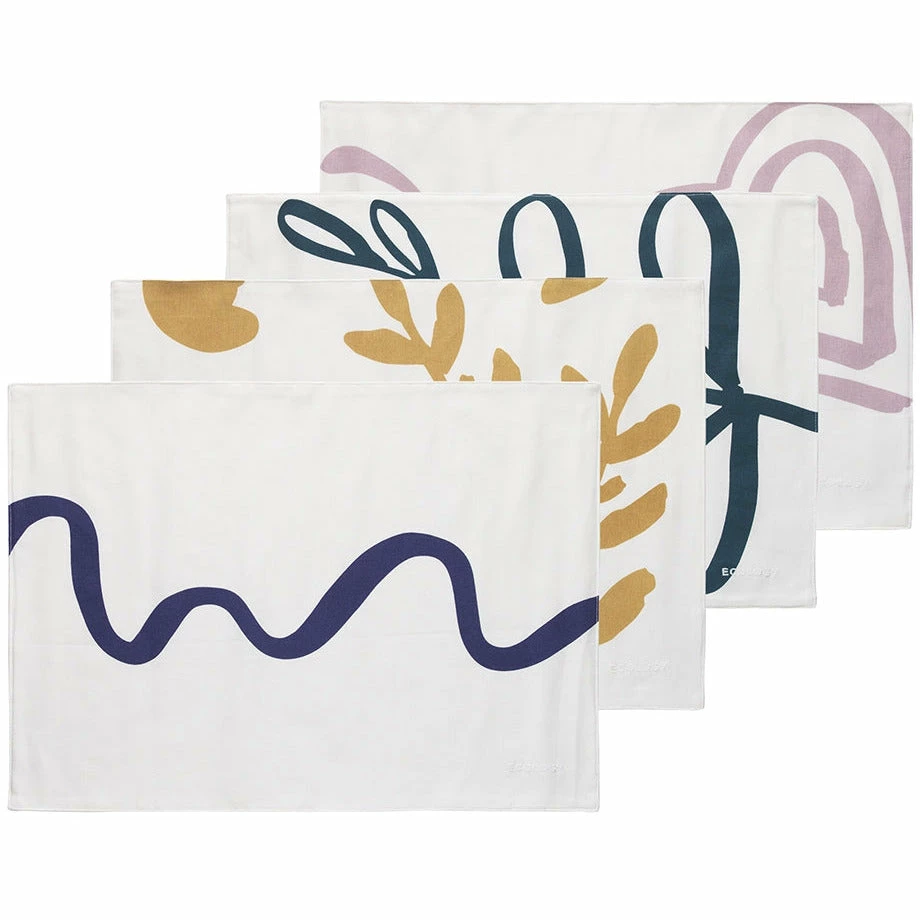 Ecology Nomad Set of 4 Cotton Placemats Nature
