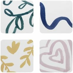 Ecology Nomad Set of 4 Coasters 10 x 10cm Nature