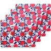 Ecology Punch Set of 4 Placemats 34 x 26.5cm Pomegranate