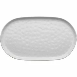 Ecology Speckle Oval Serving Platter Milk