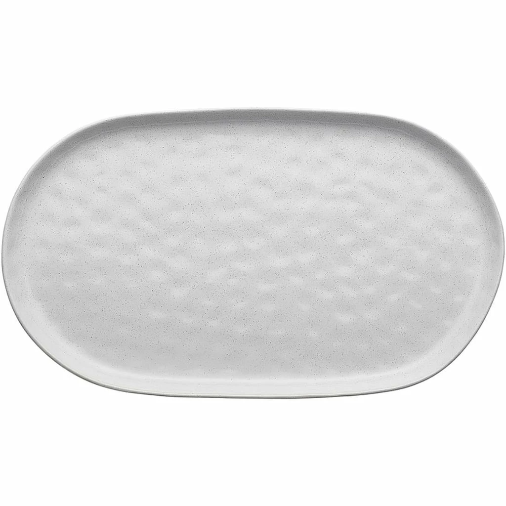 Ecology Speckle Oval Serving Platter Milk