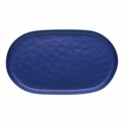 Ecology Speckle Cobalt Oval Platter