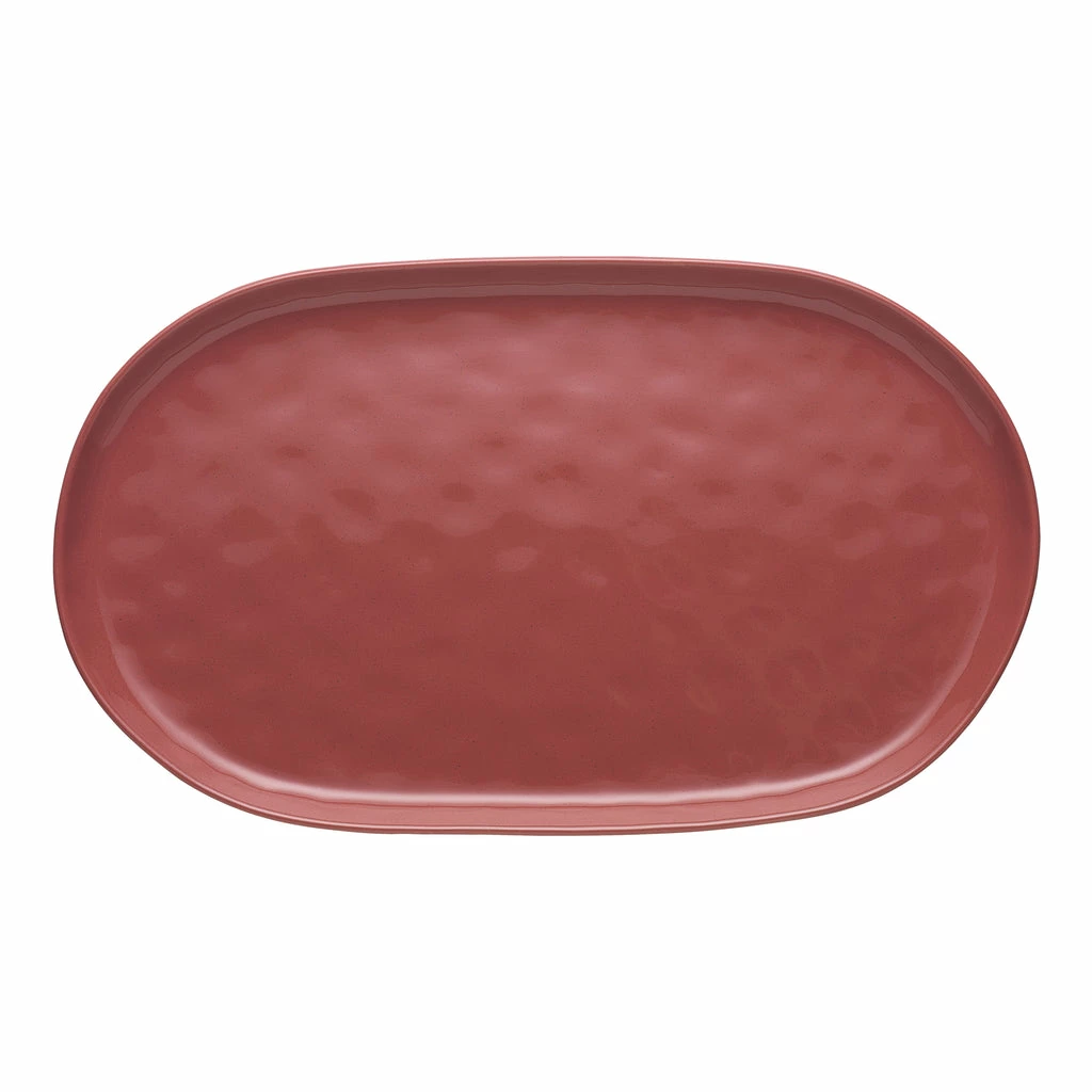 Ecology Speckle Rose Oval Serving Platter