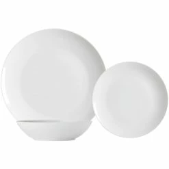 Maxwell and Williams Cashmere Resort Coupe Dinner Set 12 Piece