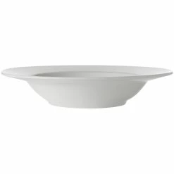 Maxwell and Williams White Basics Rim Soup Bowl 23Cm