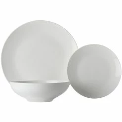 Maxwell and Williams White Basics Tribeca Coupe Dinner Set 12 Piece Set