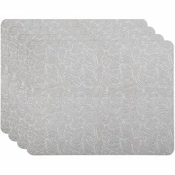 Maxwell and Williams Ripple Cork Back Placemat 34x26.5cm Set of 4 Gift Boxed