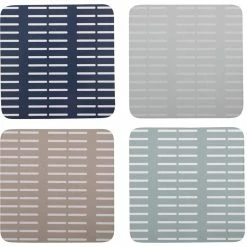 Maxwell and Williams Halsie Cork Back Coaster 10.5cm Set of 4 Gift Boxed