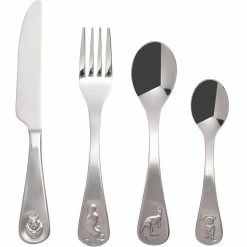 Maxwell and Williams Childrens Cutlery Set - 4 Piece Set - Koala And Friends