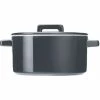 Maxwell and Williams Epicurious Round Casserole 3L Grey Gift Boxed