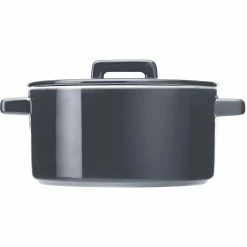 Maxwell and Williams Epicurious Round Casserole 3L Grey Gift Boxed