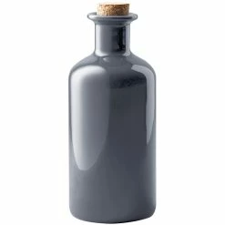 Maxwell and Williams Epicurious Oil Bottle Cork Lid 500ML Grey Gift Boxed