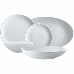 Maxwell and Williams Dalston Dinner Set 12pc with Serving Set 2pc Gift Boxed