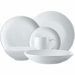 Maxwell and Williams Dalston Dinner Set 16pc with Serving Set 2pc Gift Boxed