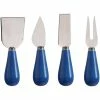 Maxwell and Williams Mezze Cheese Knife 4 Piece Set - Blue