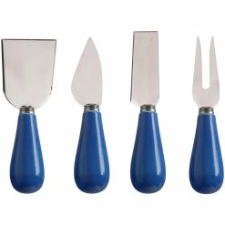 Maxwell and Williams Mezze Cheese Knife 4 Piece Set - Blue