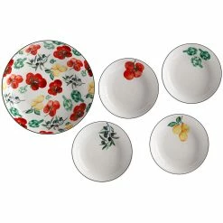 Casa Domani Italiana Coupe Pasta Set Vegetables 5pc Gift Boxed