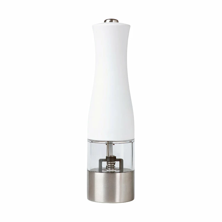 Maxwell and Williams Cosmopolitan Electric Salt/Pepper Mill 21cm White Gift Boxed