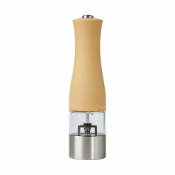 Maxwell and Williams Cosmopolitan Electric Salt/Pepper Mill 21cm Ochre Gift Boxed