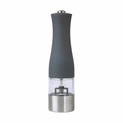 Maxwell and Williams Cosmopolitan Electric Salt/Pepper Mill 21cm Grey Gift Boxed