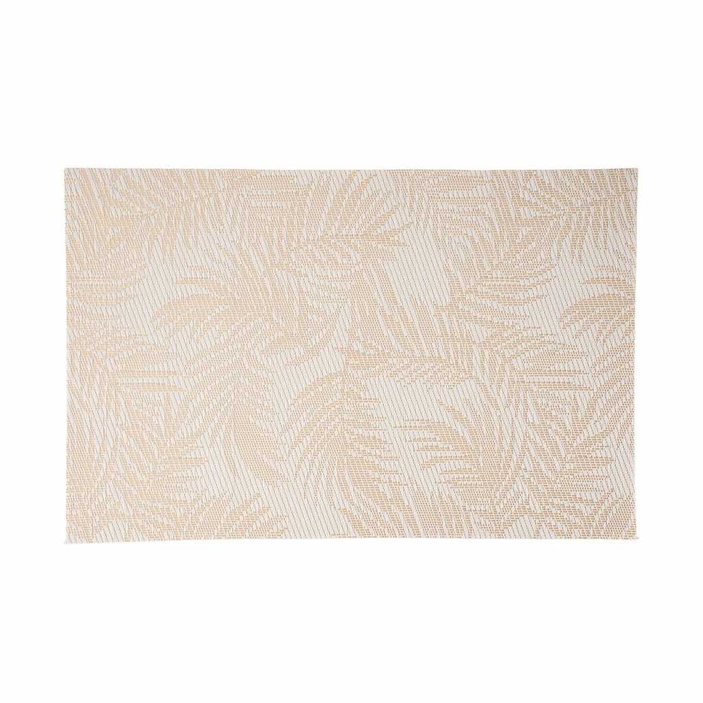 Maxwell and Williams Table Accents Placemat 45x30cm Frond Gold White