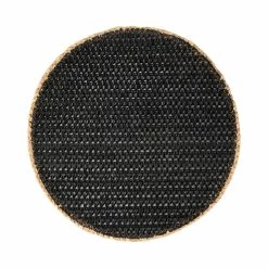 Maxwell and Williams Table Accents Placemat 38cm Round Black Natural