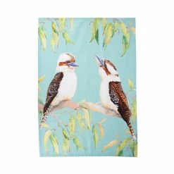 Maxwell and Williams Katherine Castle Bird Talk Tea Towel 50x70cm Kookaburras