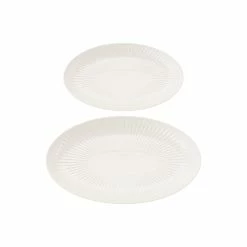 Maxwell and Williams Radiance Serving Platter Set of 2 White Gift Boxed