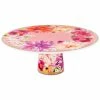 Maxwell and Williams Teas and Cs Dahlia Daze Footed Cake Stand 28cm Pink Gift Boxed