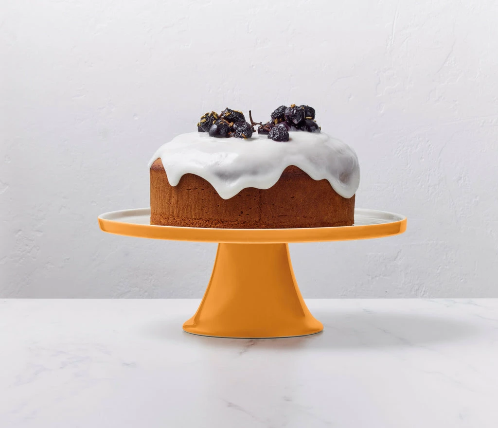 Maxwell and Williams Mezze Cake Stand 30cm Ochre Gift Boxed - 30cm / Ochre - Image 2