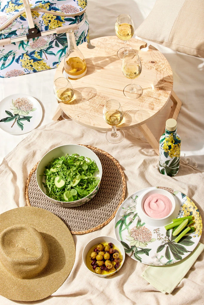 Maxwell and Williams The Blck Pen Golden Summer Bamboo Bowl 25x8cm - Image 2