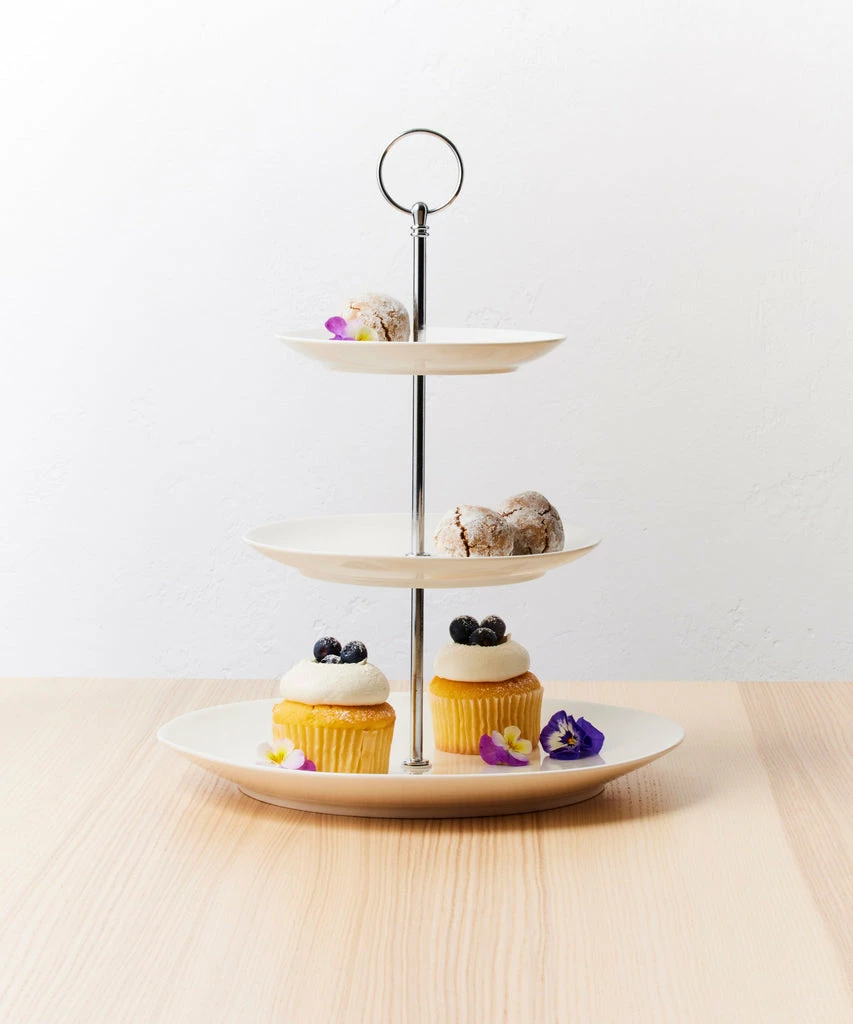 Maxwell and Williams White Basics 3 Tiered Cake Stand Gift Boxed - Image 2